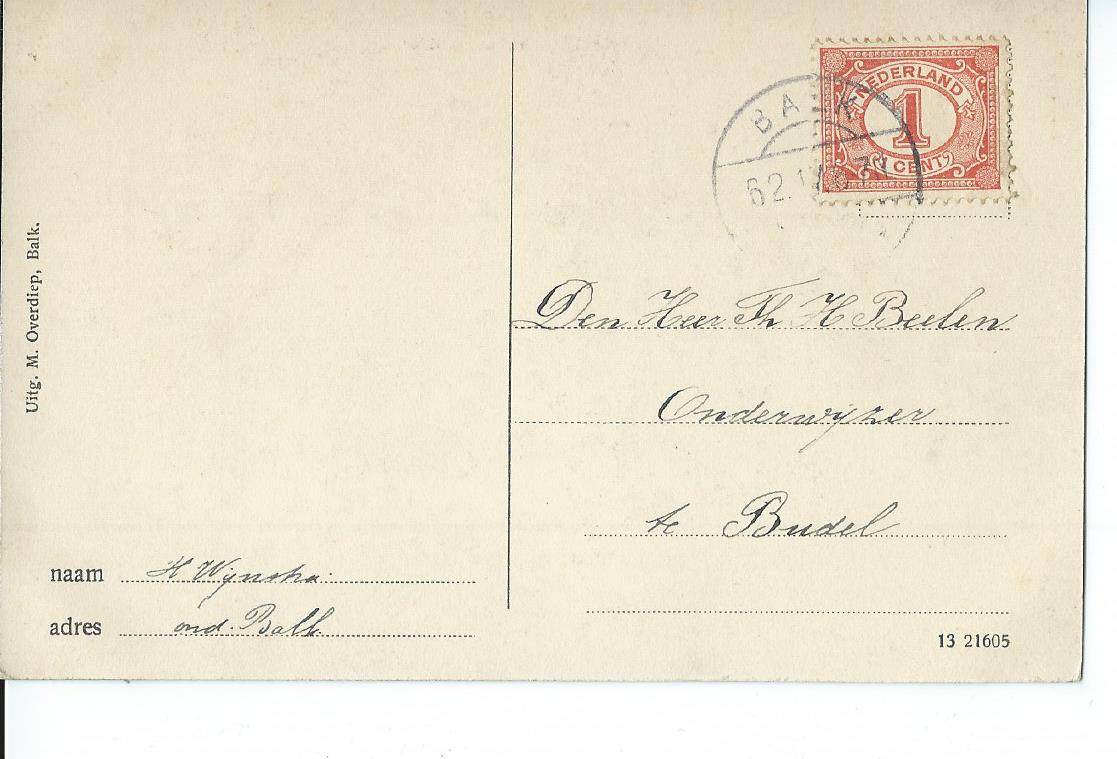 Balk (FR), Harichster Zijde, 2809