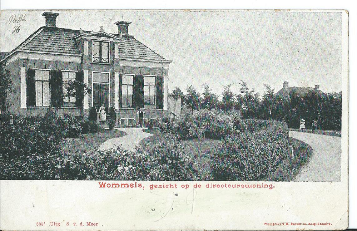 Wommels (FR), Gezicht op de directeurswoning