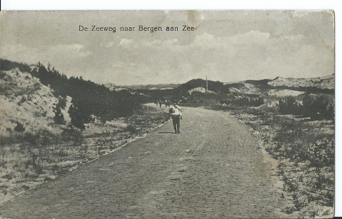Bergen aan Zee (NH), De Zeeweg naar Bergen aan Zee