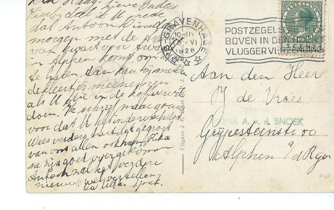 Alphen aan den Rijn (ZH), Prins Hendrikstraat met St. Jozephgesticht