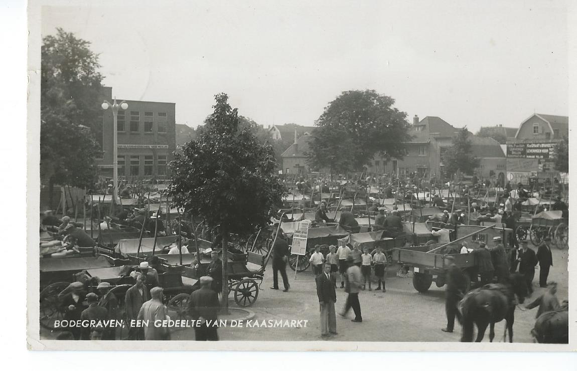 Bodegraven (ZH), Een gedeelte van de kaasmarkt