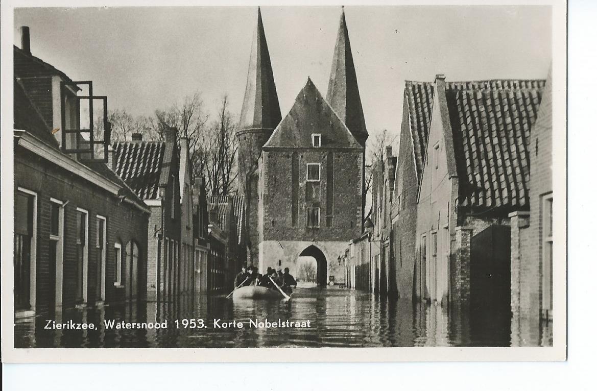 Zierikzee (ZL), Korte Nobelstraat, Watersnood 1953