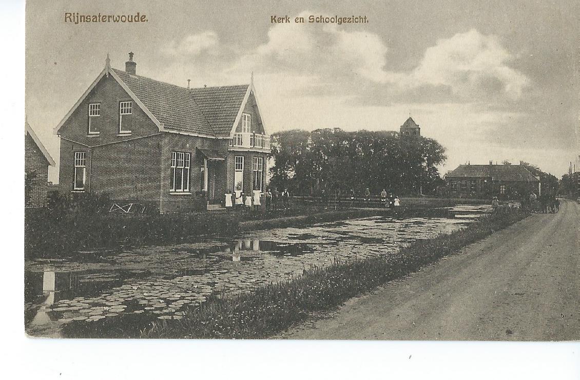 Rijnsaterwoude (ZH), Kerk en Schoolgezicht, 2676