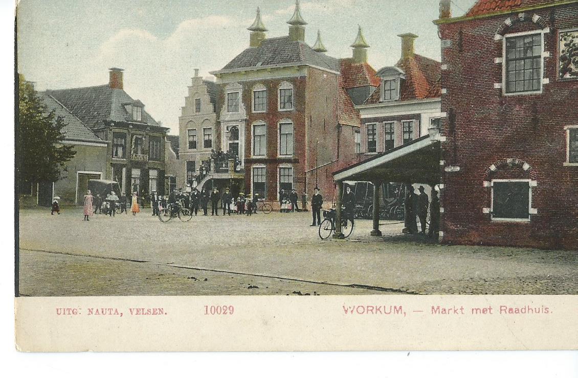 Workum (FR), Markt met Raadhuis