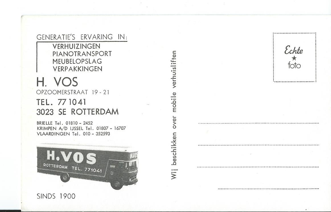 Rotterdam (ZH), H. Vos Verhuizingen