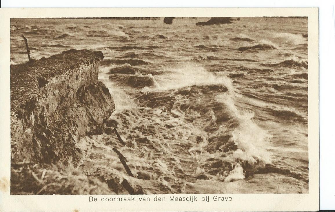 Grave (NB), De doorbraak van den Maasdijk