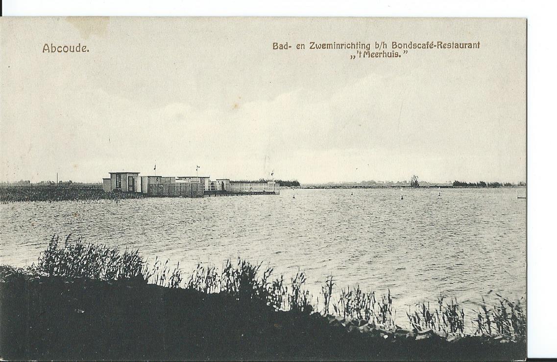 Abcoude (UT), Bad- en Zweminrichting b/h Bondscafe-Restaurant "'t Meerhuis", 2730