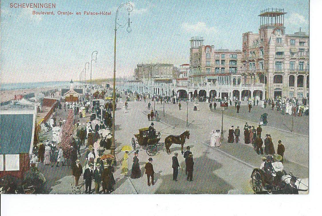 Scheveningen (ZH), Boulevard, Oranje- en Palace-Hotel