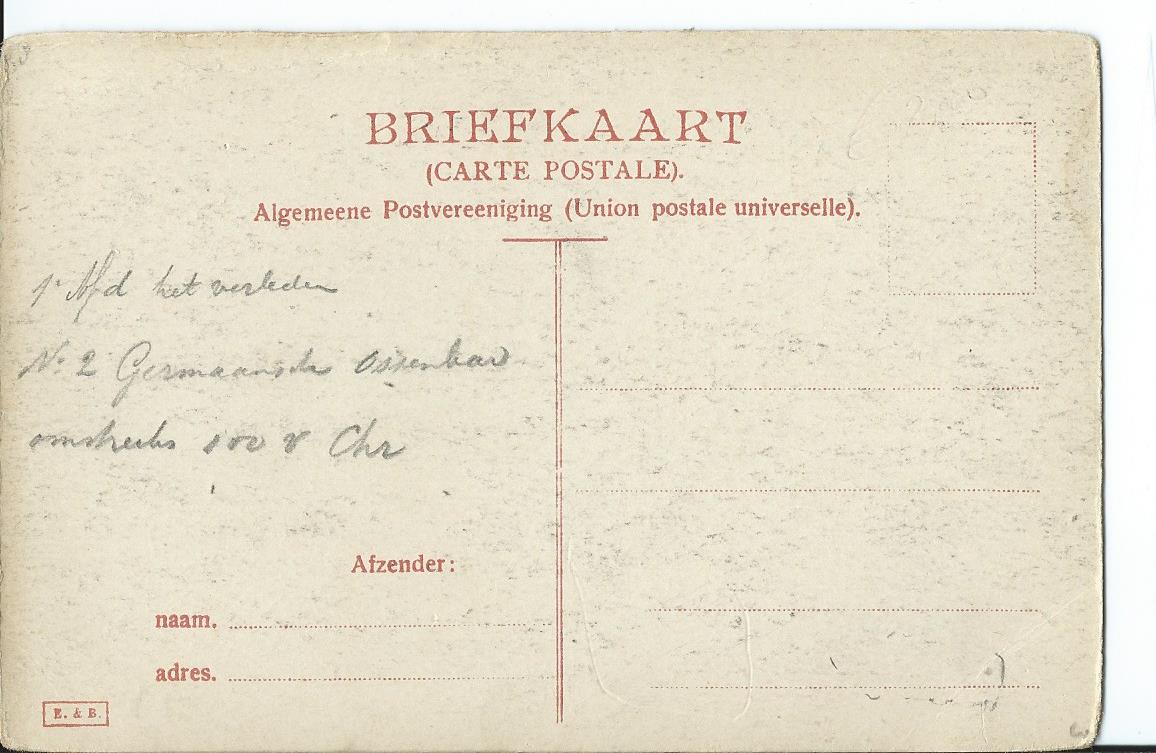 Haarlem (NH), 25-Jarig bestaan van den A.N.W.B., Germaansche Ossenkar ca. 100 v. Chr.